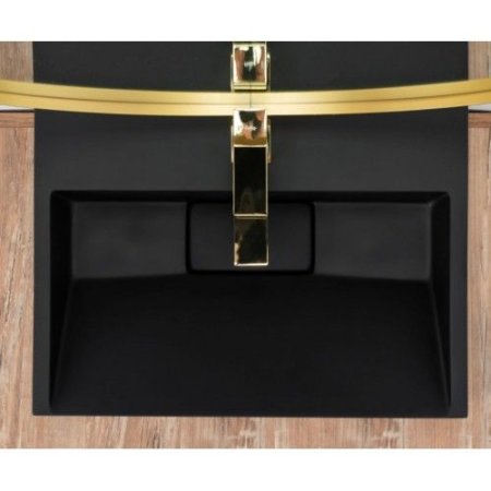 Умывальник Rea Goya Black U8778 черный
