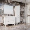 Тумба ASB-Woodline Риола 100 белая под раковину Фостер 100 (12412)