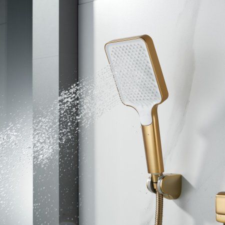 Смеситель для ванны Shevanik S9VP95MD2GMW, Золотой сатин