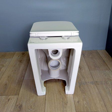 Унитаз приставной Teymi Helmi HD безободковый, сиденье микролифт T40108