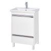 Тумба с раковиной Aquaton Капри 1A230101KP010 60 белый глянец