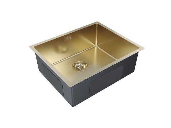 Мойка для кухни нержавеющая  Paulmark NEXT PM215444-BG, брашированное золото