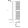 Шкаф-пенал Sancos Folk PFL35W 35 bianco