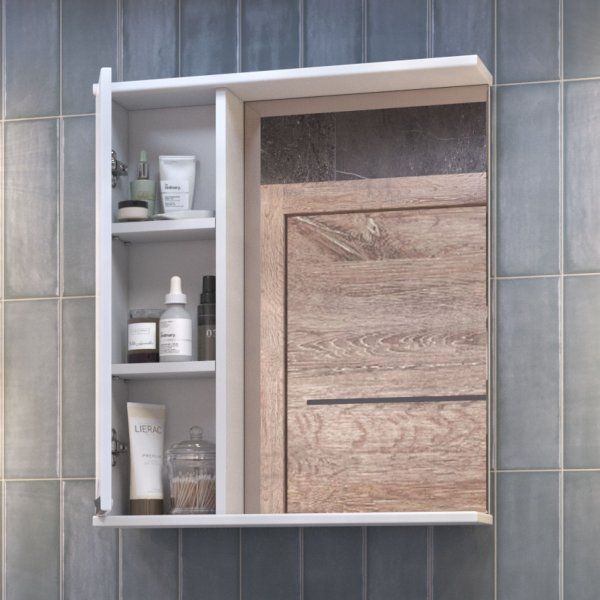 Шкаф VIGO навесной с зеркалом Callao 600 (левый) (z.CAL.60.L)