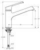 Смеситель Ideal Standard Retta B8981AA для кухонной мойки