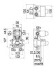 Скрытая часть Nobili Rubinetterie WE00102 с термостатом