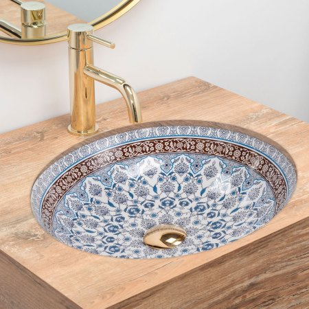 Умывальник (раковина) REA ARTE BLUE врезной REA-U1222