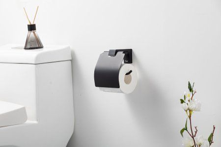 Держатель туалетной бумаги Frap F30603-6, черный