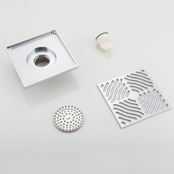 Душевой трап Gappo G8RW15PW50QH с решеткой