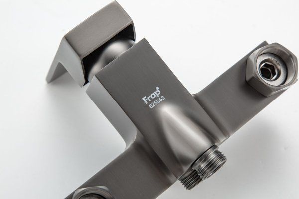Смеситель для ванны Frap F2291-9, оружейная сталь