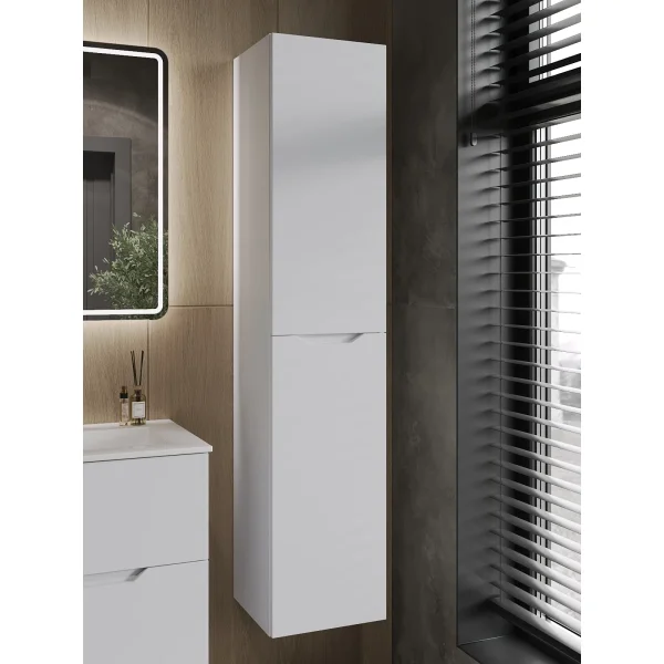 Пенал Orange Line Li-35Puw подвесной R, белый матовый