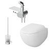 Набор подвесной унитаз с гигиеническим душем AM.PM Sensation CK30H0904W, Белый; хром