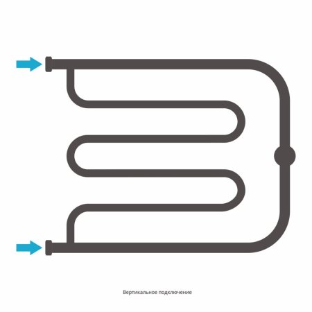 Полотенцесушитель водяной Сунержа Лира 00-4012-5065 500x650 без покрытия