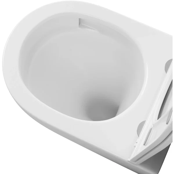 Унитаз подвесной Grossman GR-4457MSQ безободковый, торнадо, с сиденьем микролифт, белый матовый