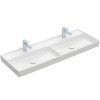 Раковина Villeroy & Boch Collaro 4A34D1R1 130*47 двойная, белый альпин CeramicPlus