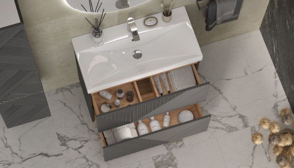 Тумба под раковину Velvex Edge 80.2Y, графит (tn.EDG.9696.80.2Y графит)