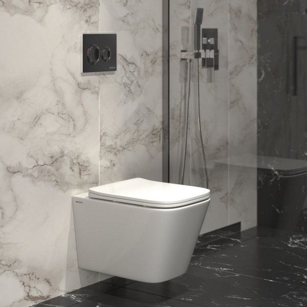 Система инсталляции для подвесного унитаза Berges Wasserhaus Novum 040263 + кнопка O3 хром