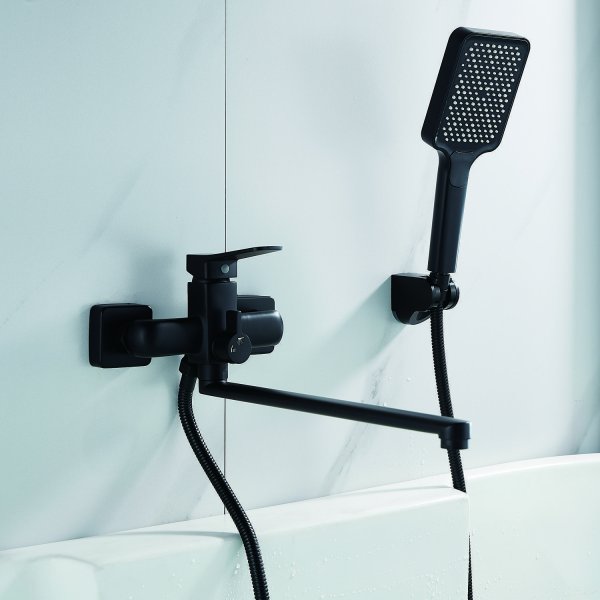 Смеситель для ванны Shevanik S9JX92LH2HQC черный