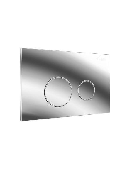 Клавиша смыва Teymi Lina, двойной смыв, хром глянец T70102CH