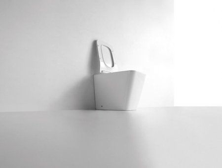 Унитаз приставной CeramaLux 3170, Бело-Глянцевый