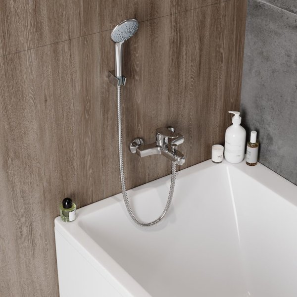 Смеситель для ванны Teymi Ritta, хром T10207