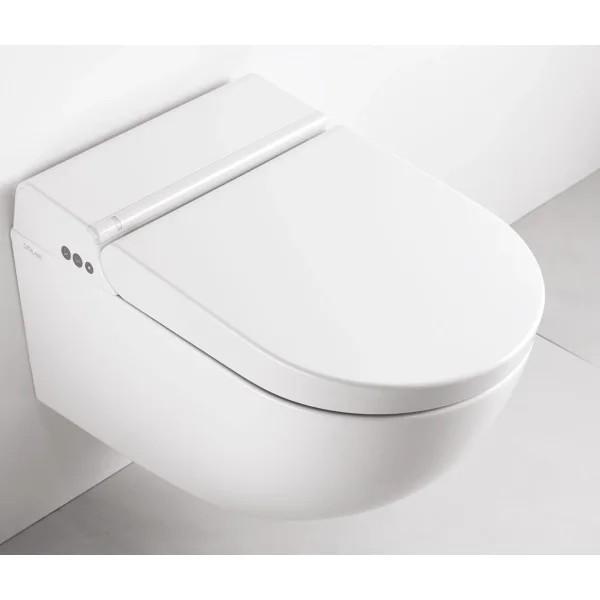 Электронный унитаз-биде подвесной Catalano CataClean 01-1111590001 безободковый, торнадо, с сиденьем микролифт, белый глянец