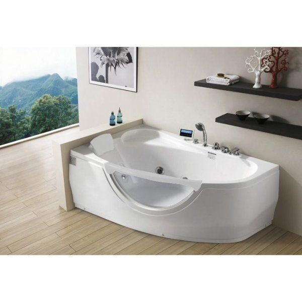 Акриловая ванна Gemy G9046 O L с гидромассажем