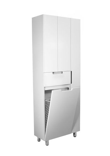 Колонна Style Line "Оптима 700" напольная (1ящ, отделение под халаты) Style Line ЛС-000010058, Белый