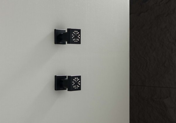 Боковая форсунка 50*50 AQUATEK, матовый черный AQ2098MB , Черный матовый