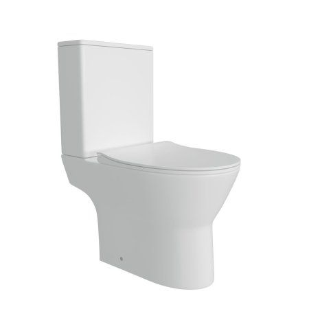 Унитаз напольный Teymi Ritta безободковый, сиденье микролифт T40803