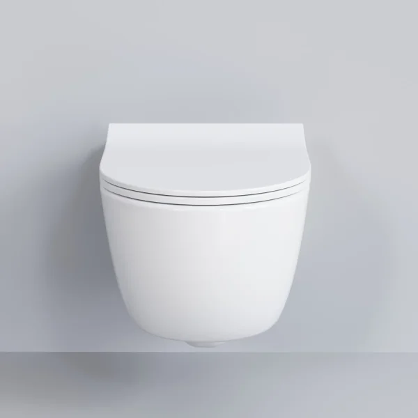 Унитаз подвесной Ambassador Abner 103T20001R безободковый, белый глянец