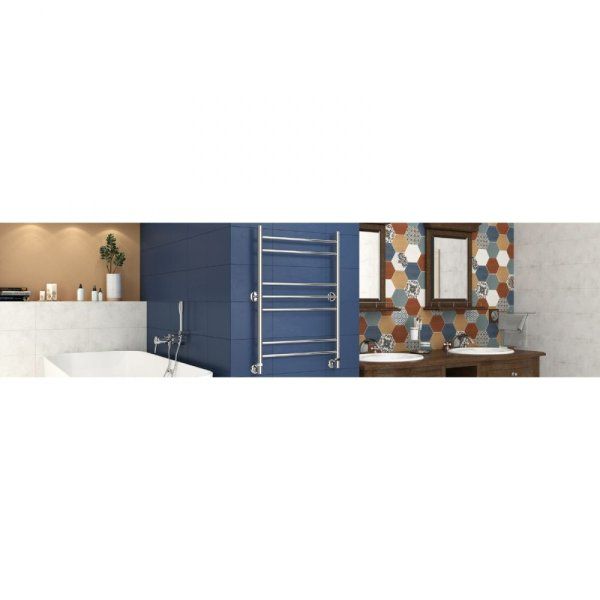 Полотенцесушитель водяной Стилье Универсал-55 80х50 хром