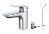 Смеситель для раковины 97 с донным клапаном AQUATEK AQ1011CR ВЕГА