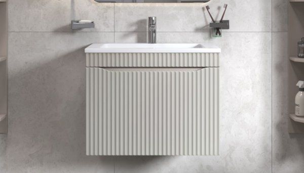 Тумба под раковину Velvex Alba 700-0-1 (Madera Modul) навесная тирамису (309 тирамису)