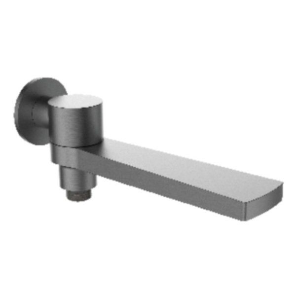 Излив поворотный встраиваемый Raglo для ванны и душа 21см с функцией переключения латунь, графит (R473.75.09)