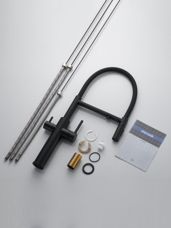 Смеситель для кухни Shevanik S478H, Черный