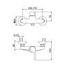 Смеситель для душа Webert DoReMi DR870102345, никель