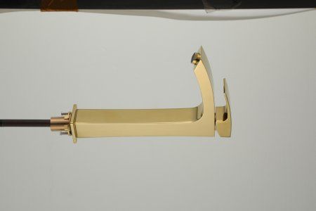 Смеситель для раковины высокий Gappo G1007-32, золото