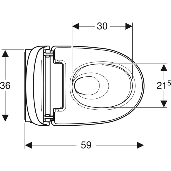 Электронный унитаз-биде подвесной Geberit AquaClean Mera Comfort 146.210.21.1 безободковый, торнадо, с сиденьем микролифт, хром/альпийский белый