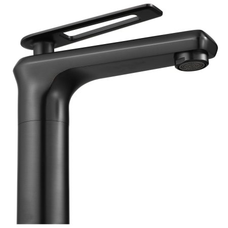 Смеситель для раковины (умывальника) REA BLADE OLD BLACK черный низкий, REA-B9973