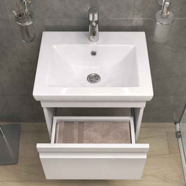 Тумба VIGO Holly под раковину Holly 500-0-1 (Como) навесная (38)