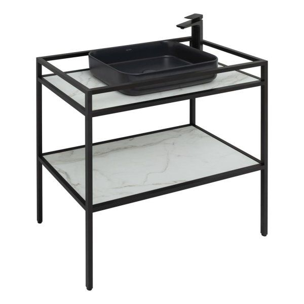 Консоль под раковину Allen Brau Liberty 90 1.33004.BB черный браш