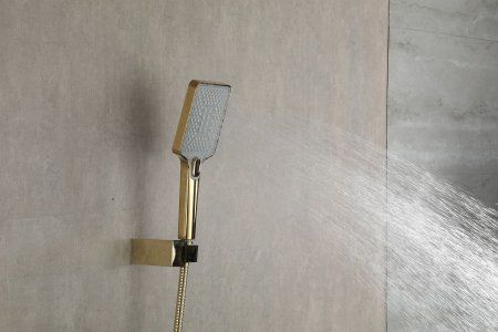 Смеситель для ванны Gappo G3207-3, однорычажный, золото