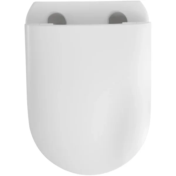 Унитаз подвесной Boheme Flow 969-SET-W безободковый, торнадо, с сиденьем микролифт, белый