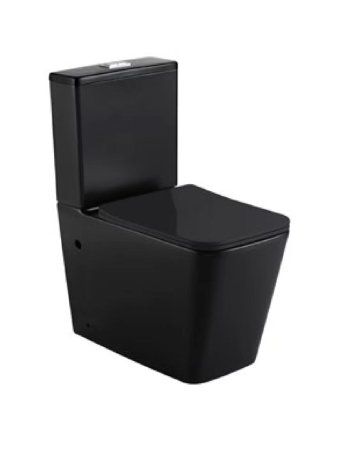Унитаз напольный ESBANO DUERO (Matt Black) 635x360x825   ESUNDUERMB, чёрный матовый