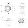 Душевой трап Berges Wasserhaus Zentrum Norma 090462 10x10 хром матовый
