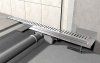 Решетка AlcaPlast PURE-1050M нержавеющая сталь матовый