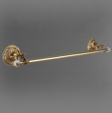 Полотенцедержатель Art&Max Barocco Crystal AM-1780-Br-C  бронза