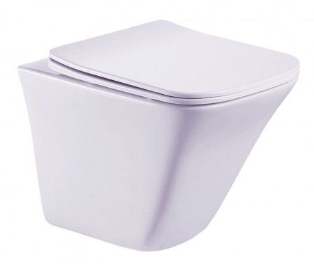 Унитаз подвесной Esbano Luchena-C безободковый, белый