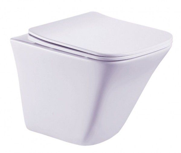 Унитаз подвесной Esbano Luchena-C безободковый, белый